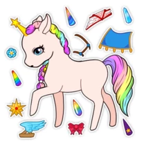 Gra Chibi Jednorożec dla dziewczynek