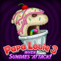 Gra Papa Louie 3: When Sundaes Attack