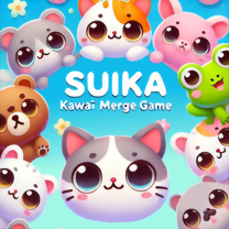 Gra Suika Kawaii Cat Merge game